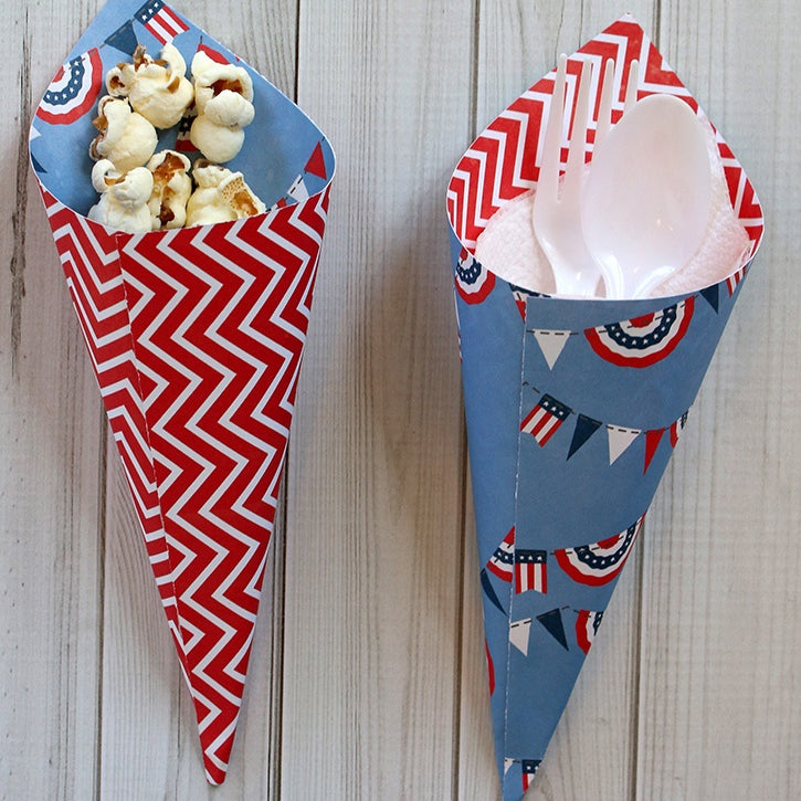 4th of July Utensil and Treat Cones
