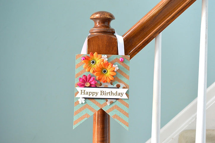 Mixed-Media Birthday Banner