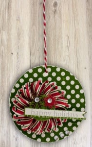 Altered Chipboard Ornaments