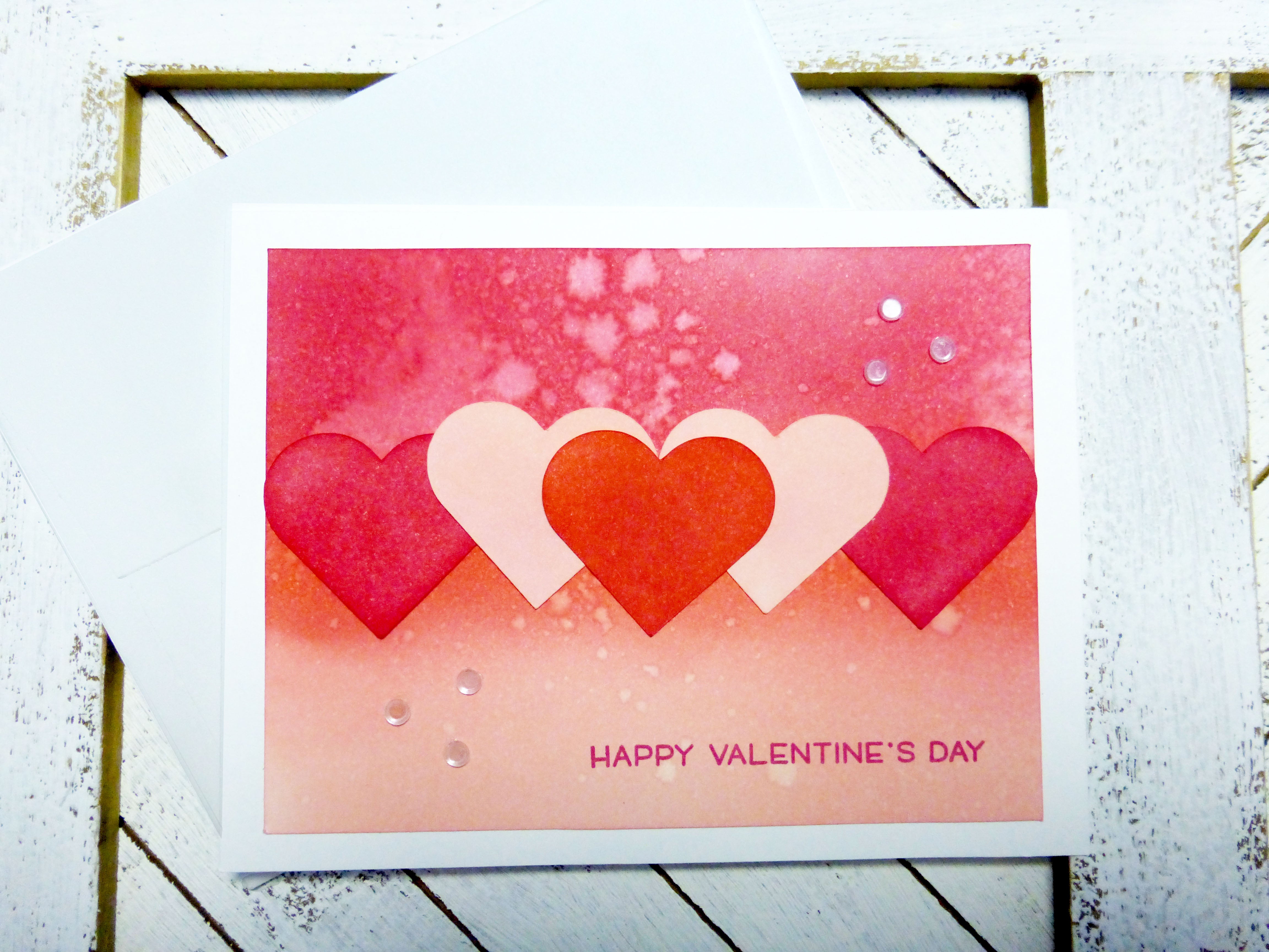 Happy Valentine's Day Blended Card
