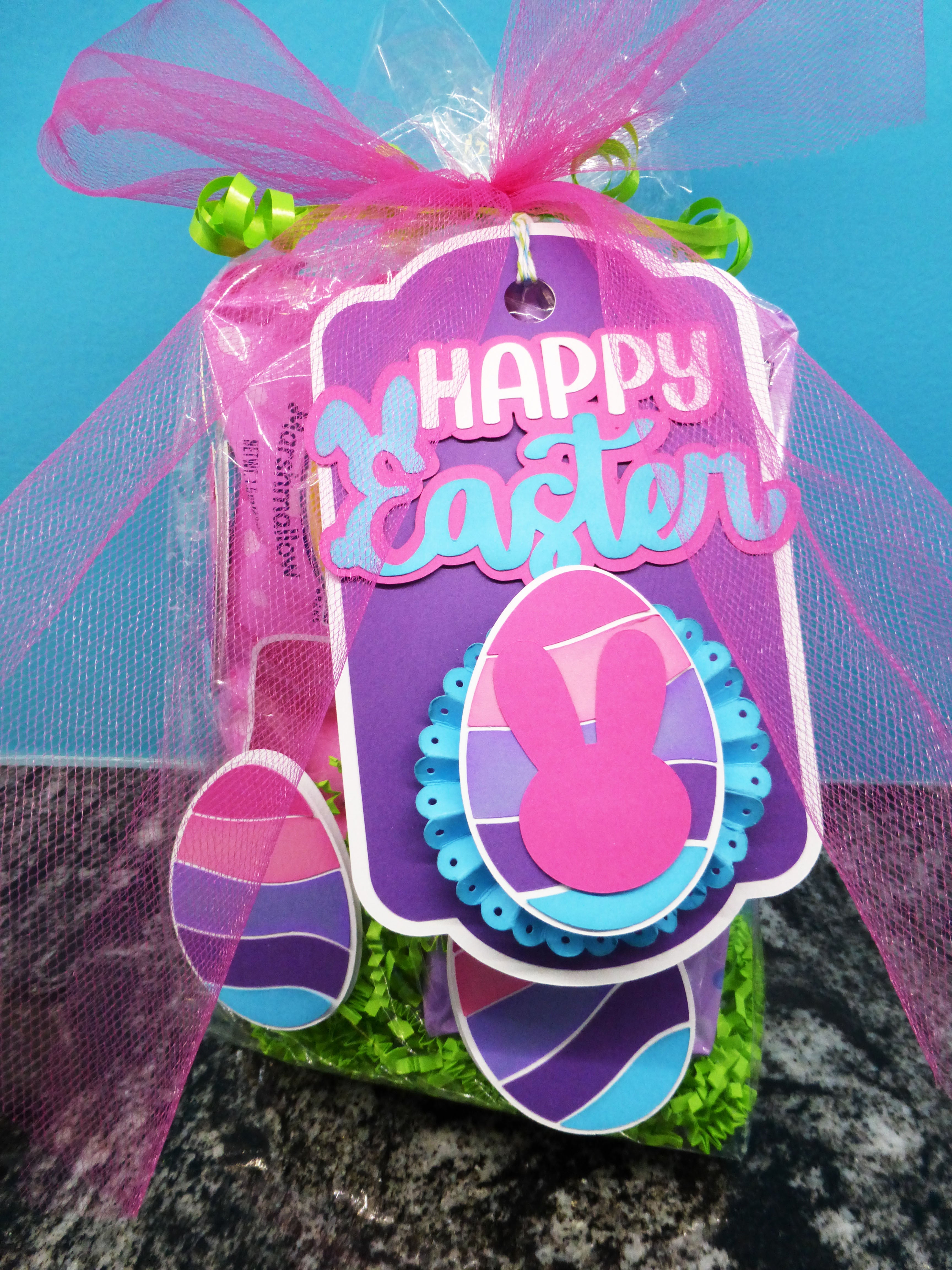 Happy Easter Tag & Treat Bag Embellishments
