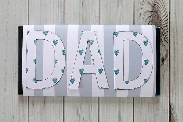 DAD Candy Bar Wrapper