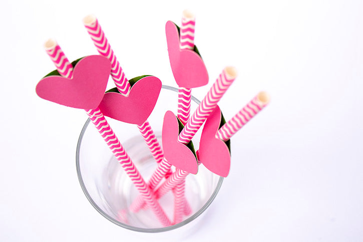 Valentine Straws