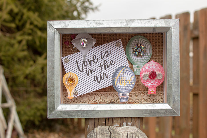 Webster's Pages: Love Is In The Air Shadow Box