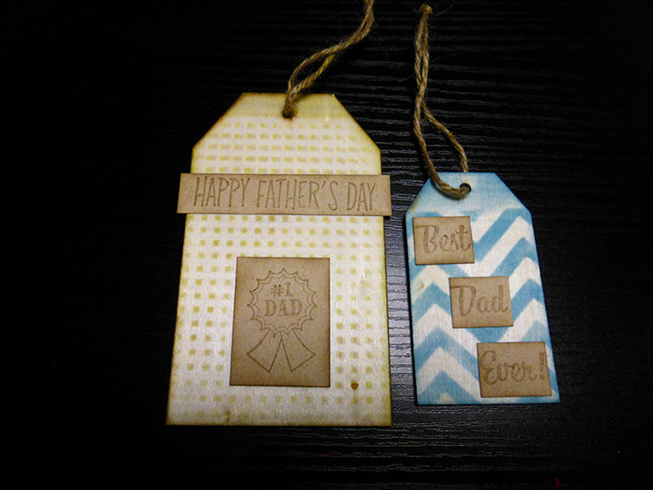Father's Day Wooden Tags