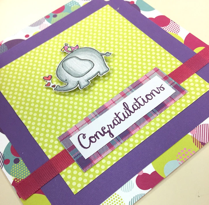 Pink & Main: Baby Shower Card