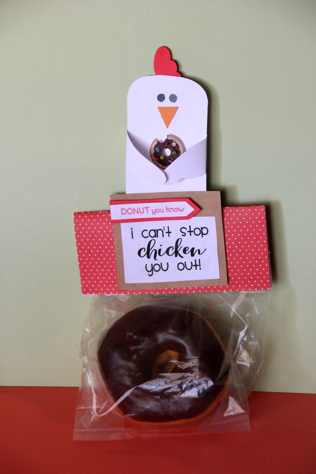 Lawn Fawn Chicken Valentine