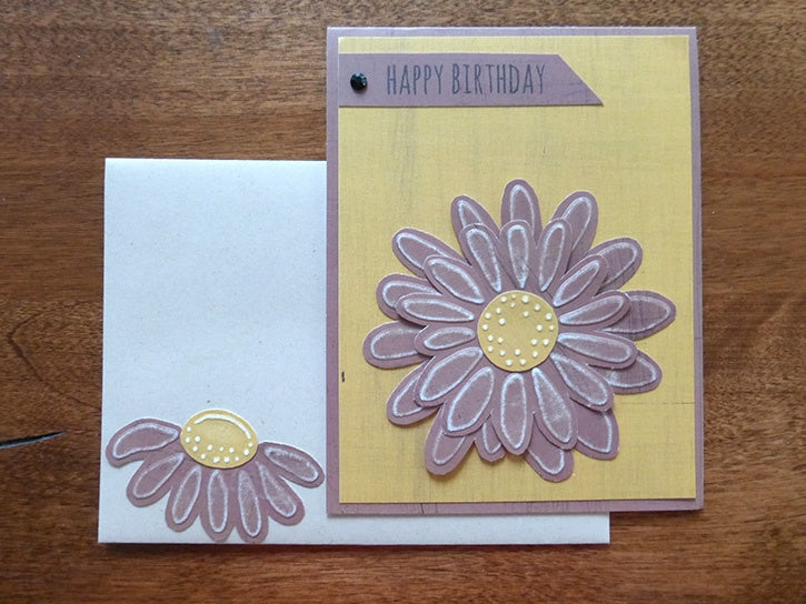 Dry Embossed Birthday Card