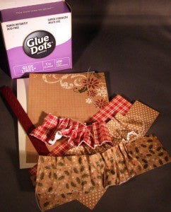 Ruffle Christmas Card