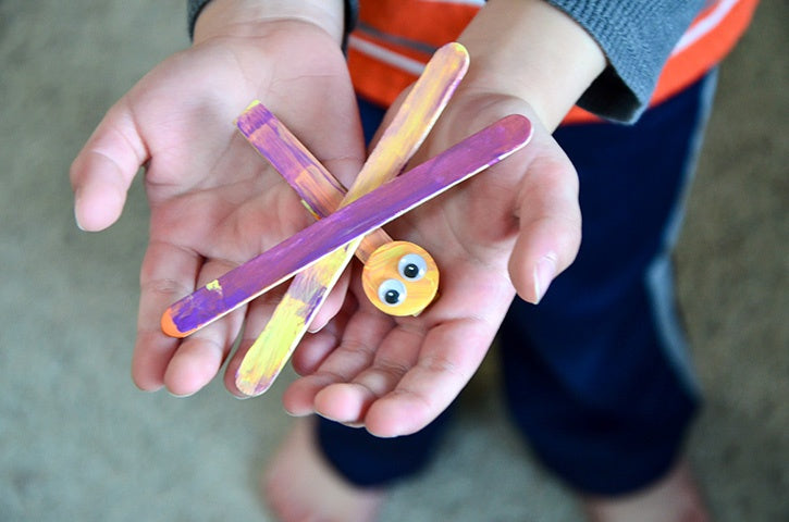 Kids Craft : Clothes Pin Dragonfly