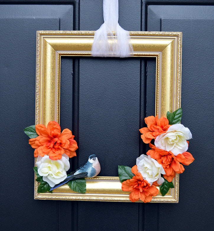 Door Decor - Blue Bird Frame