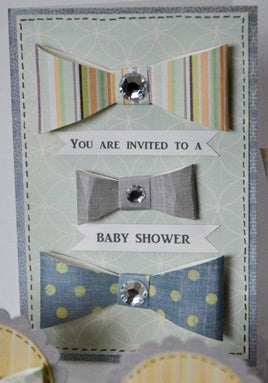 Baby Shower - Bow Tie Invitations