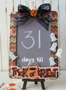 Count Down to Halloween with Ghosts & Glue Dots