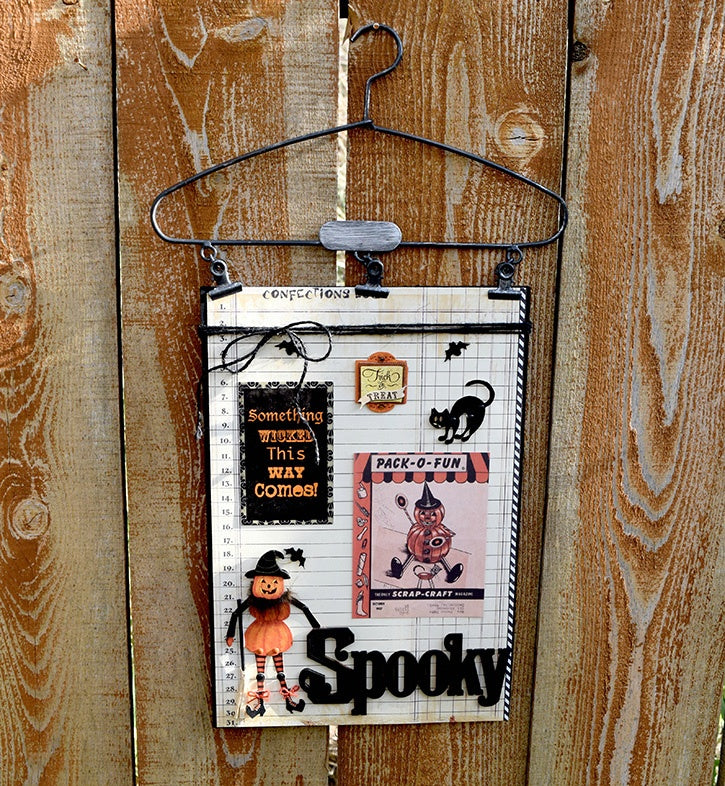 Spooky Halloween Door Hanger