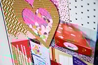 Hello My Valentine Scrapbook Layout