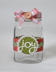 Joy Holiday Treat Jar
