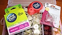 How to Make Decorative Push Pins with Glue Dots