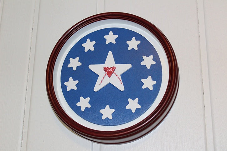 Patriotic Repurposed Clock Case