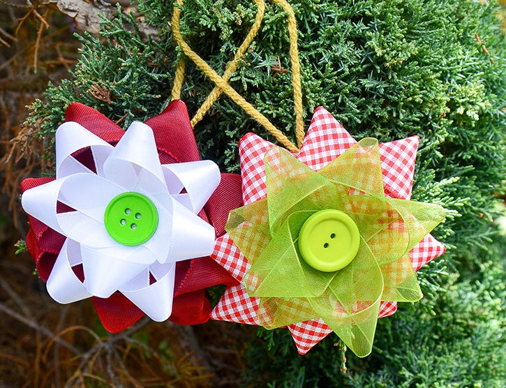 Two-Color Ribbon Ornament