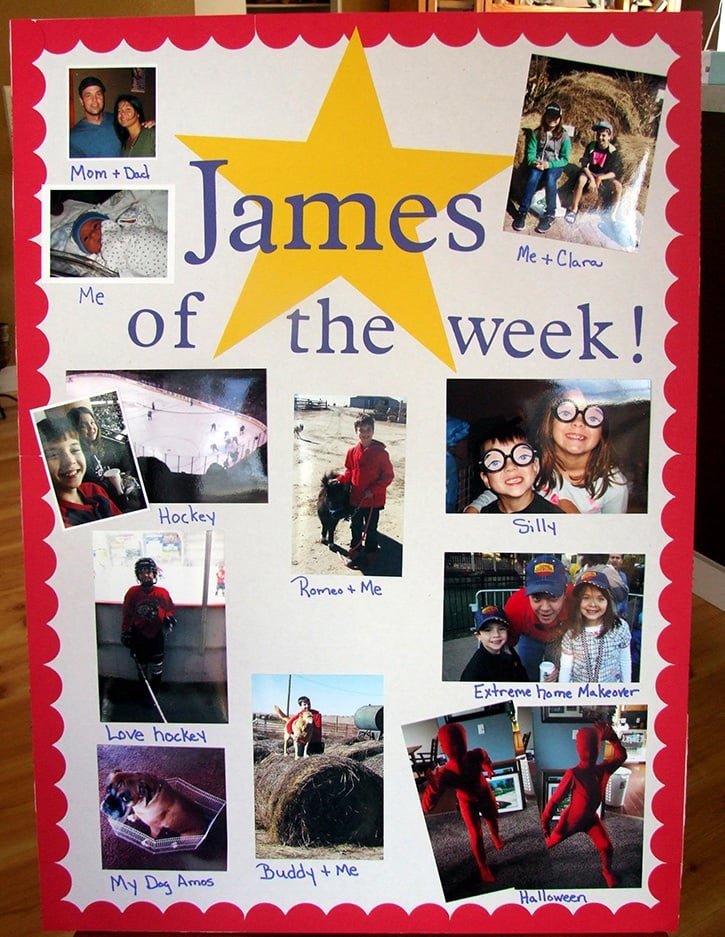 Celebrate 100 Days of School with Lots of Smiles & 'Star of the Week' Display