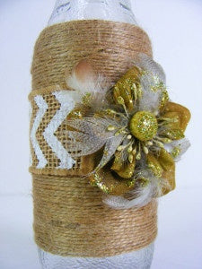 Autumn Decor - Twine Bottle