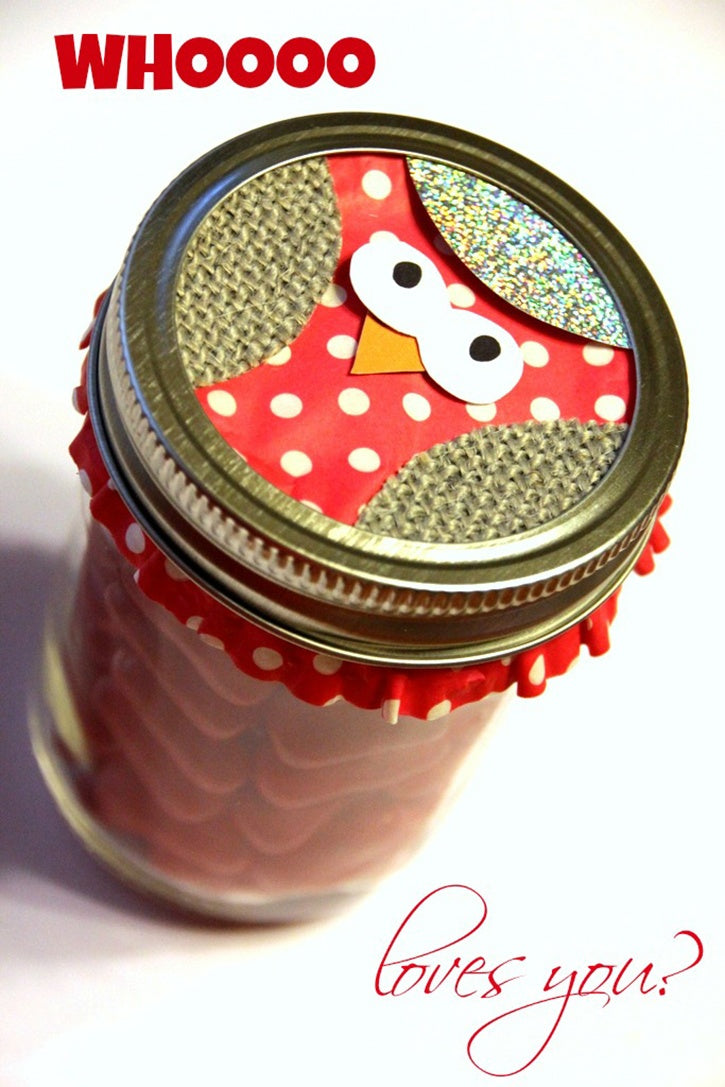 Owl Mason Jar Topper