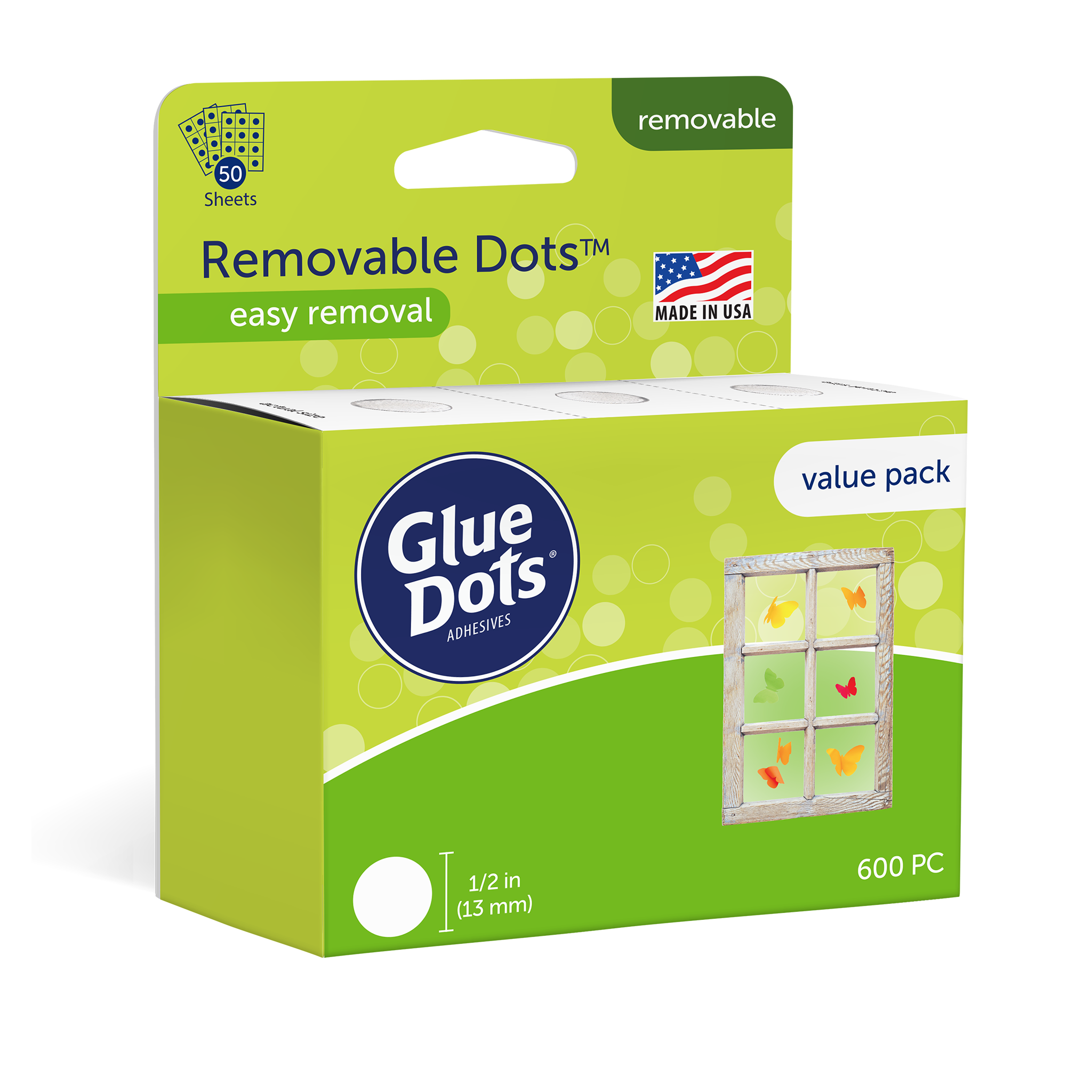 1Set DIY Double-sided Sticky Dots Removable Round Square Sticky Dot Double  Stick Tape 