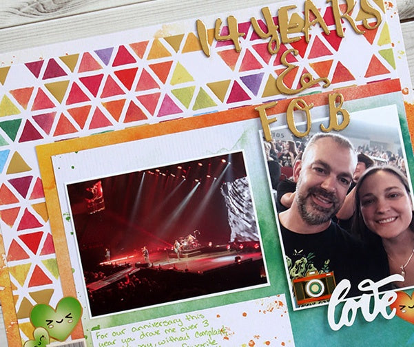 Paper House Scrapbook Layout