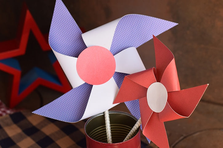 Memorial Day Decoration - Pinwheel – Glue Dots