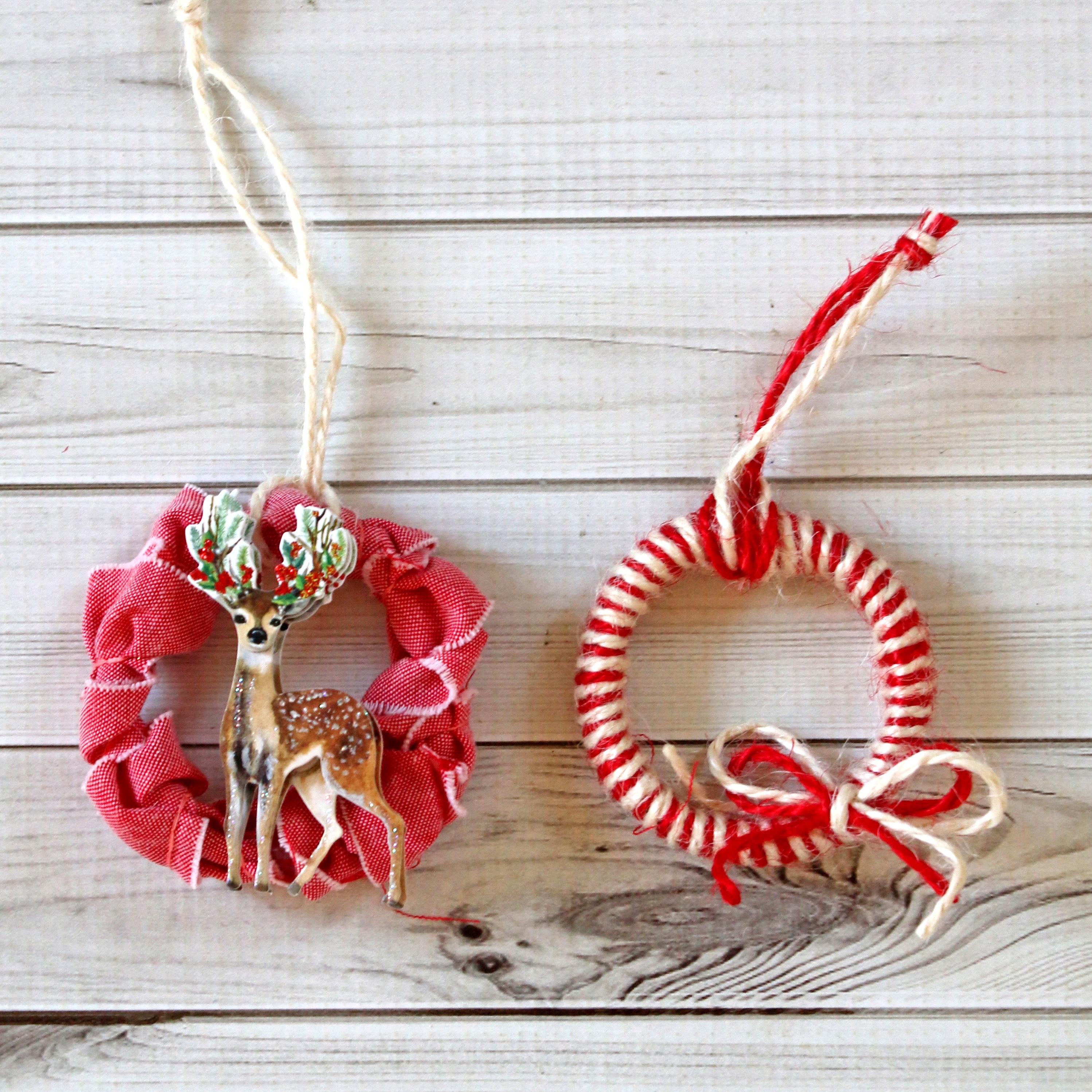Mini Holiday Wreaths