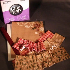 Ruffle Christmas Card