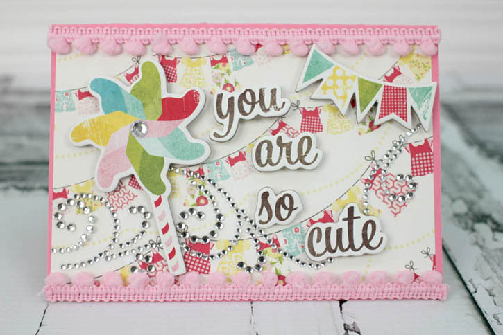 Girl Baby Shower Card