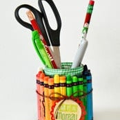 Teacher Gift - Altered Crayon Jar
