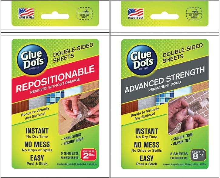 Glue Dots® Double-Sided Sheets Now Available at Hobby Lobby
