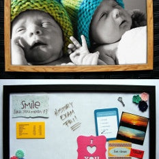 How to Turn a Picture Frame Into a Dry Erase Board