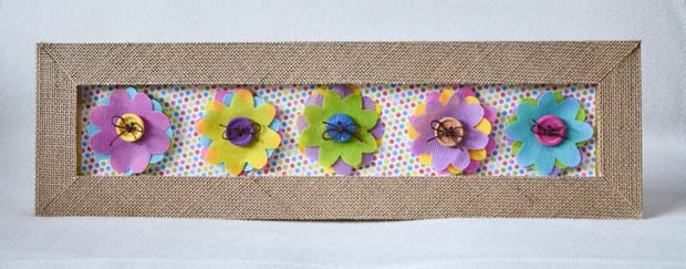 Spring Flower Home Decor Frame
