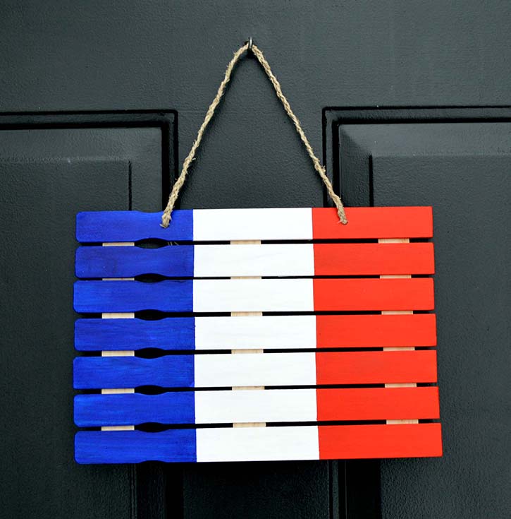Drapeau Français - Paint Stick French Flag