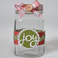 Joy Holiday Treat Jar