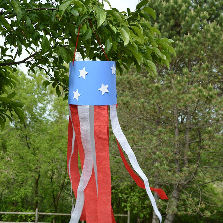 4th of July Windsock - Kids Craft
