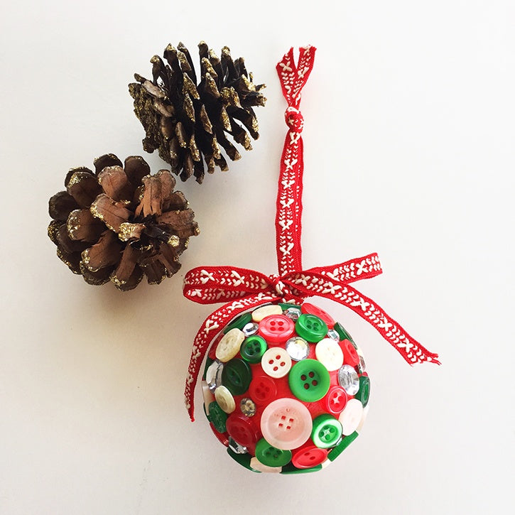 Mini Button Ornament
