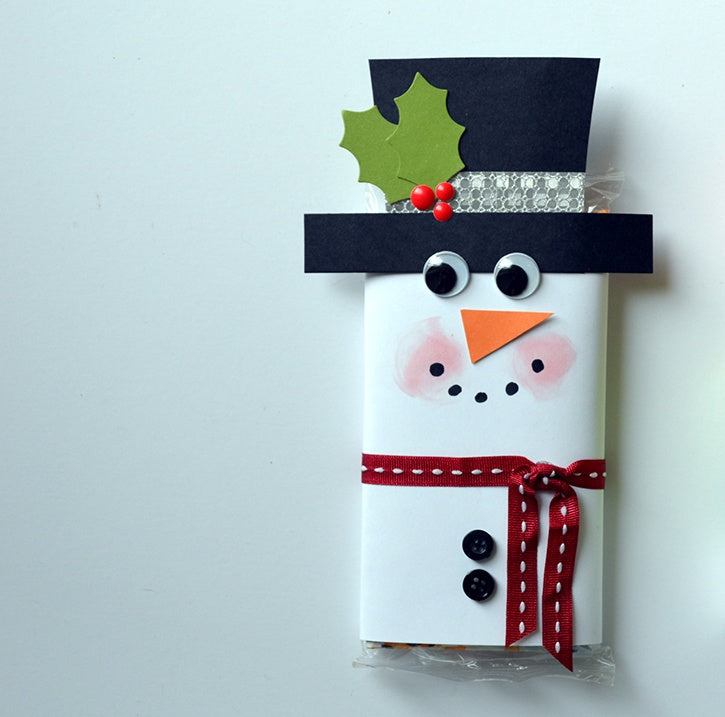 Snowman Popcorn Sleeve