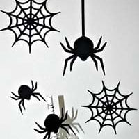 Spiders & Webs Halloween Decorations
