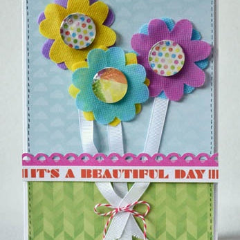 "It's a Beautiful Day" Spring Card