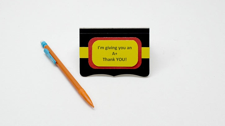 Teacher Appreciation Thank You Gift Card Holder