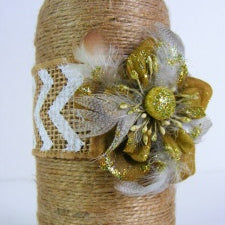 Autumn Decor - Twine Bottle