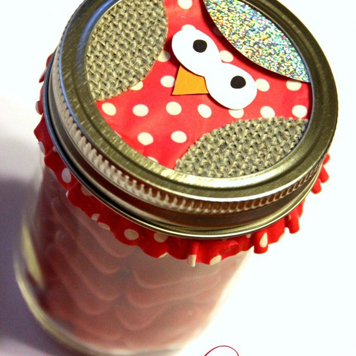 Owl Mason Jar Topper