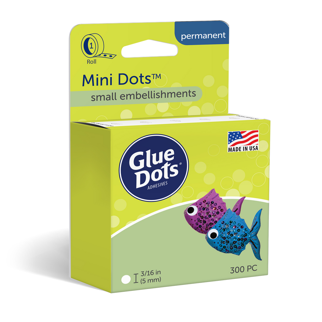 Mini Glue Dots (Pack of 300) Craft Supplies