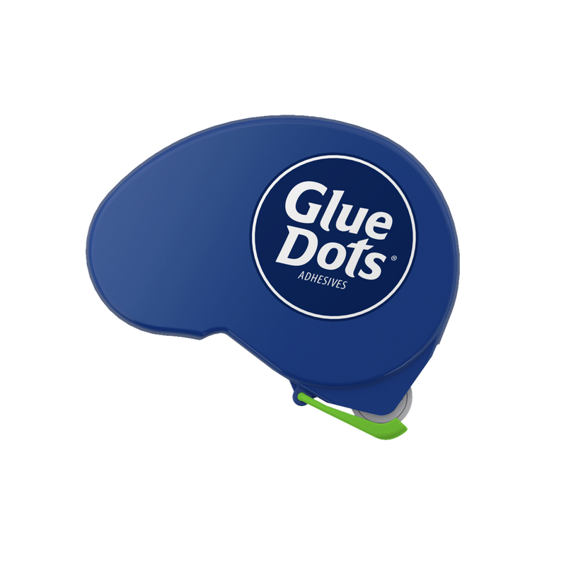 Glue Dots Clear Dot Disposable Dispenser-Mini .1875 300/Pkg