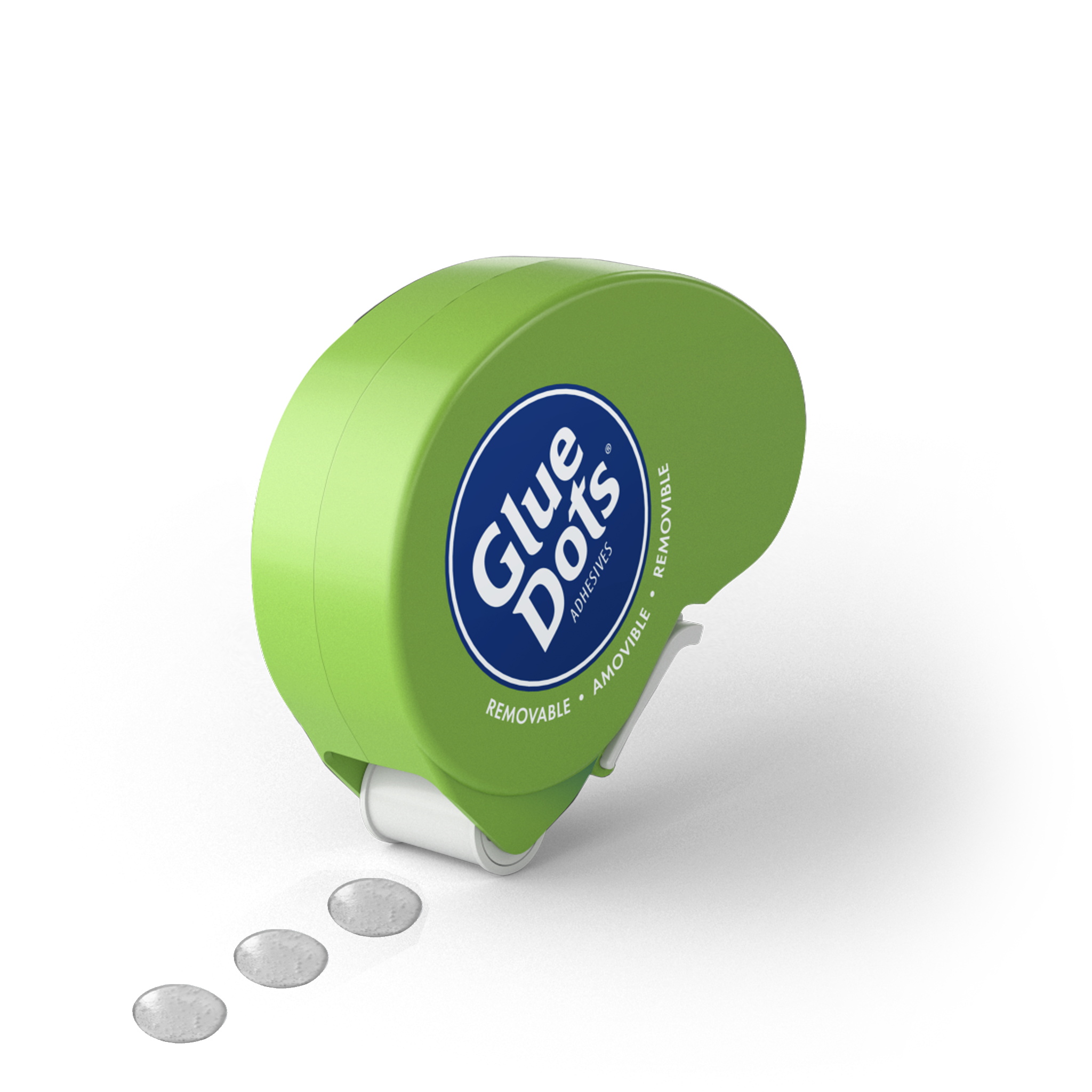 Glue Dots Glue Dots 0.5 in. Non-Toxic Craft Glue Dot Roll - Clear; Pack 200  402536